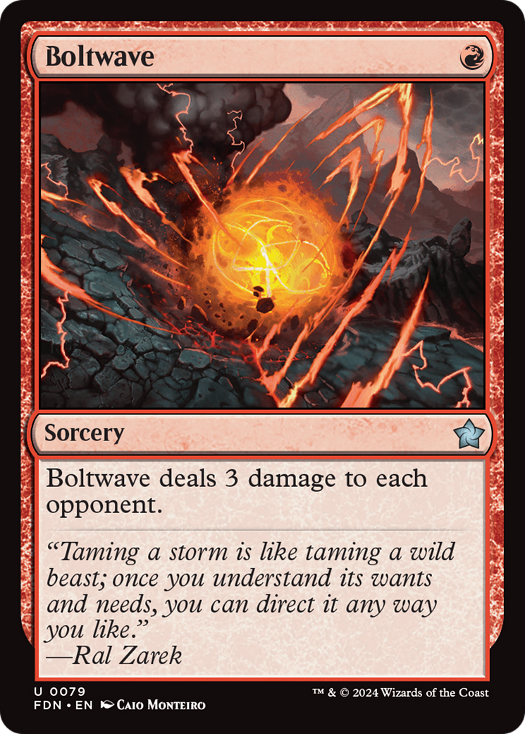Boltwave (FDN-079) [Foundations] MTG Single Wizards of the Coast