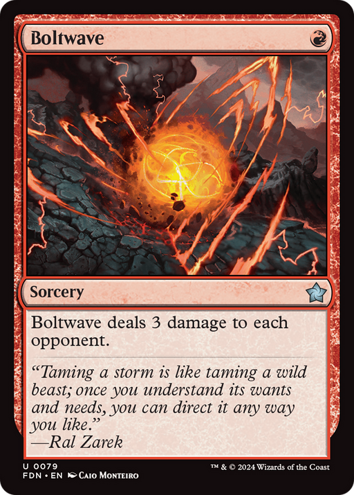 Boltwave (FDN-079) [Foundations] MTG Single Wizards of the Coast