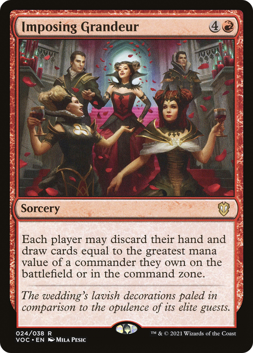Imposing Grandeur (VOC-024) [Crimson Vow Commander] MTG Single Wizards of the Coast
