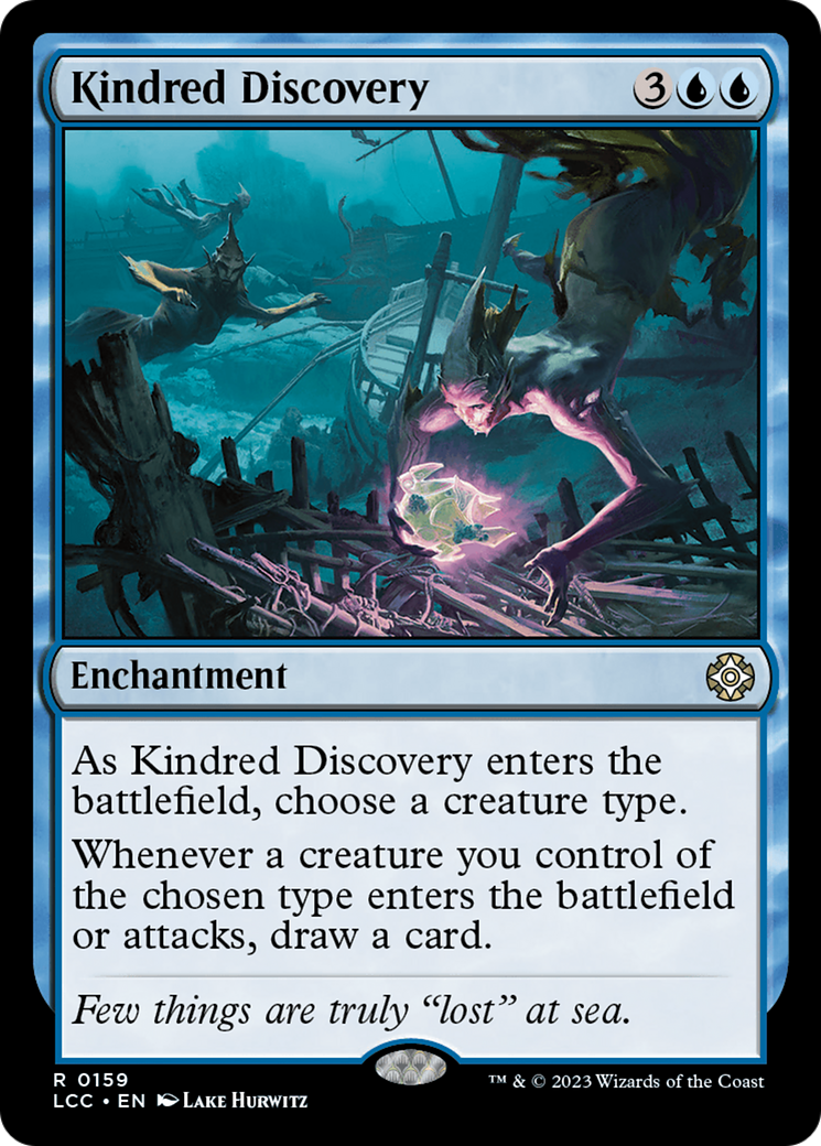 Kindred Discovery (LCC-159) [The Lost Caverns of Ixalan Commander] MTG Single Wizards of the Coast