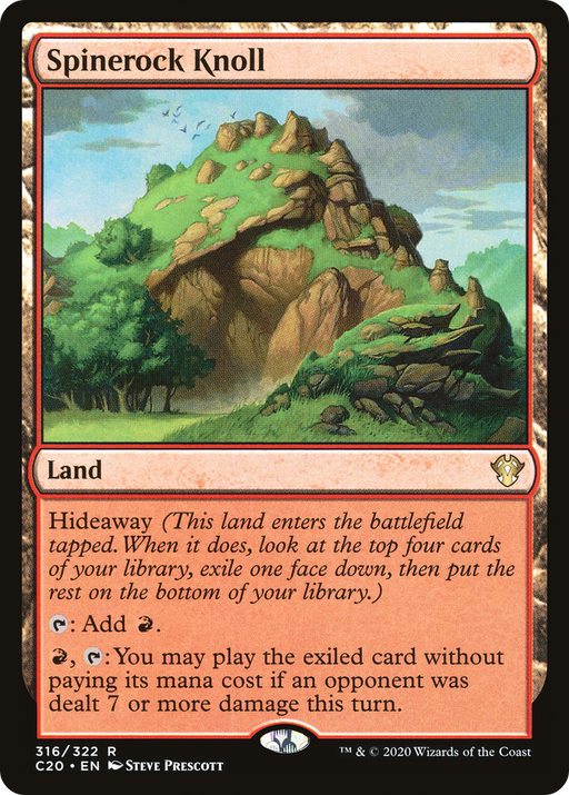 Spinerock Knoll (C20-316) [Commander 2020] MTG Single Wizards of the Coast