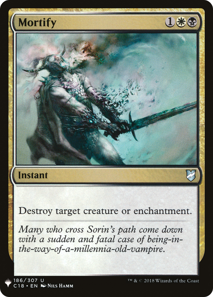 Mortify (LIST-C18-186) [Mystery Booster] The List MTG Single Wizards of the Coast