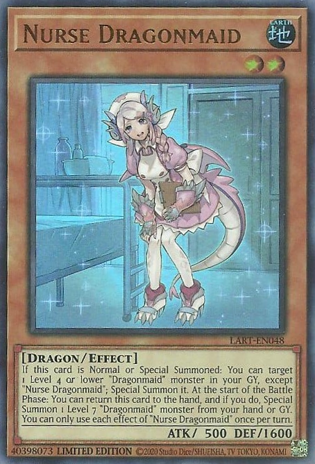 Nurse Dragonmaid [LART-EN048] Ultra Rare Yugioh Single Yu-Gi-Oh!   