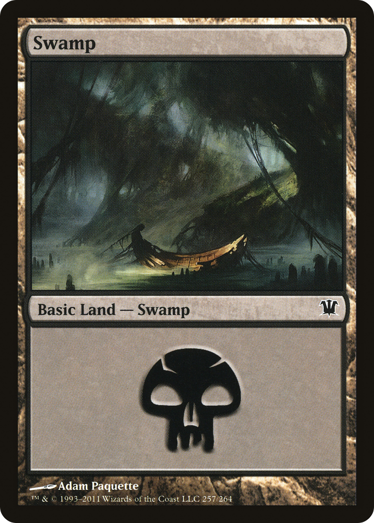 Swamp (257) (ISD-257) [Innistrad] Foil MTG Single Wizards of the Coast