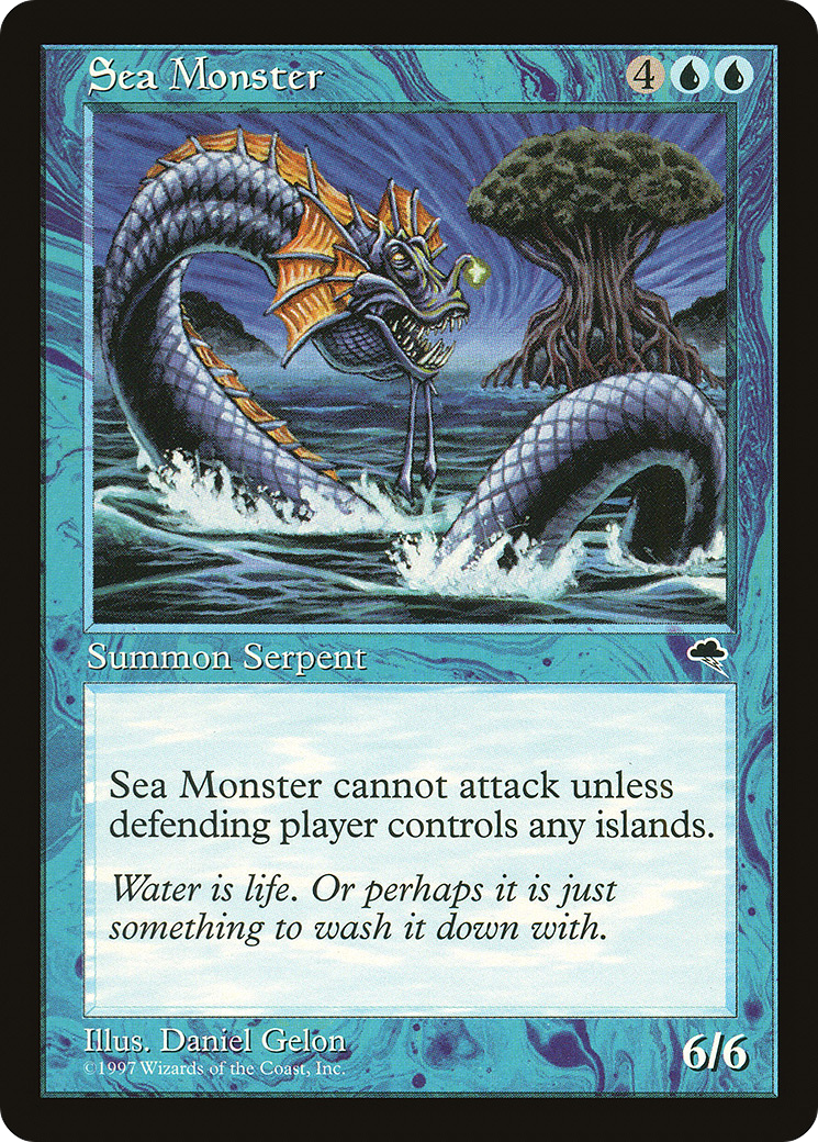 Sea Monster (TMP-085) [Tempest] MTG Single Wizards of the Coast