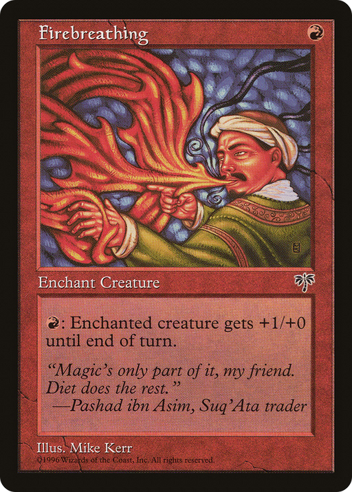 Firebreathing (MIR-174) [Mirage] MTG Single Wizards of the Coast