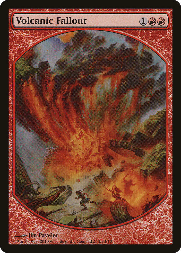 Volcanic Fallout (MPRP-005) [Misc] Magic Player Rewards 2010 MTG Single Wizards of the Coast