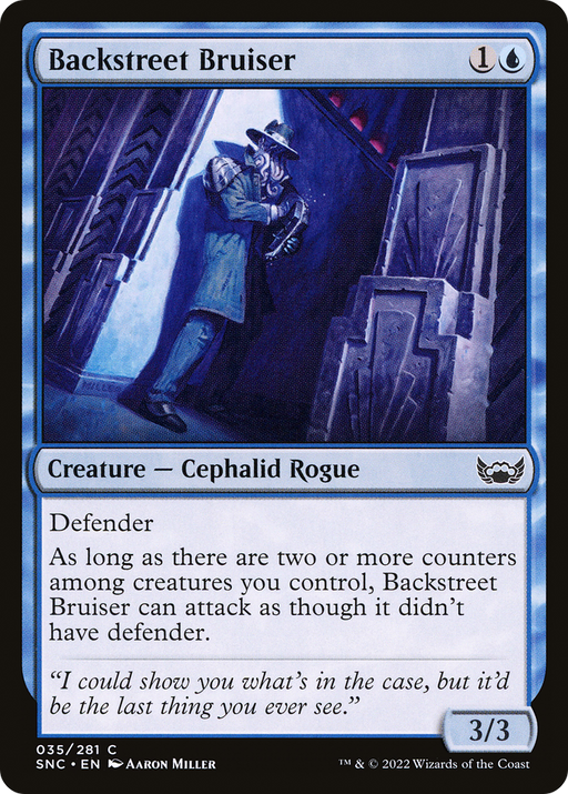 Backstreet Bruiser (SNC-035) [Streets of New Capenna] Foil MTG Single Wizards of the Coast