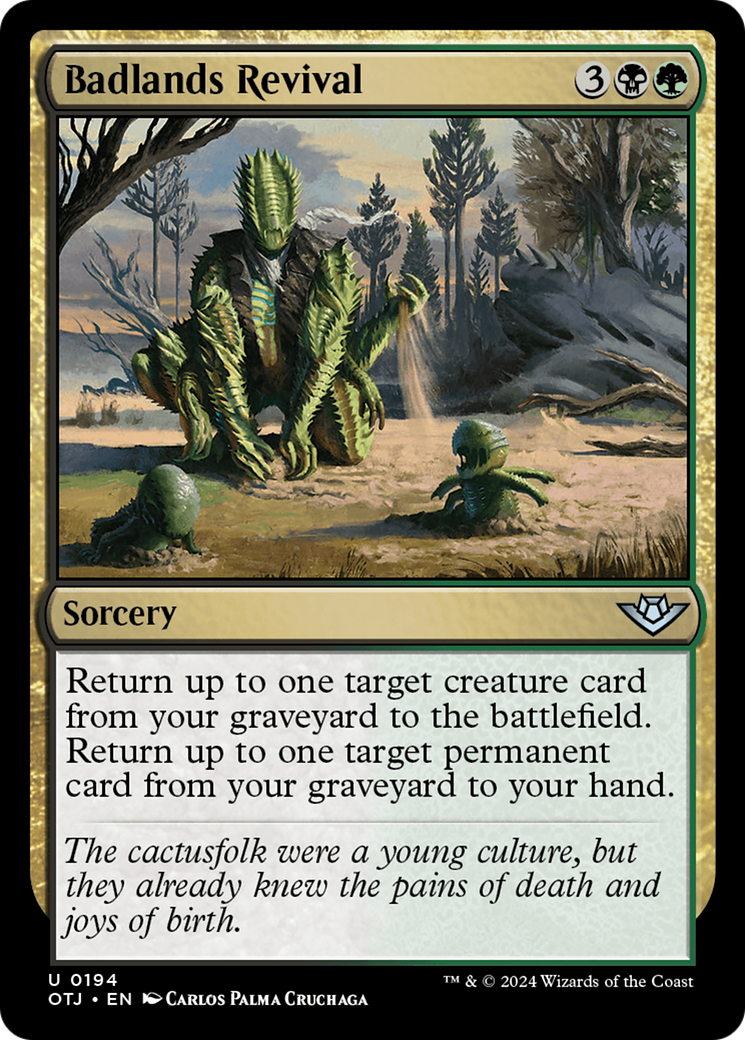 Badlands Revival (OTJ-194) [Outlaws of Thunder Junction] Foil MTG Single Wizards of the Coast