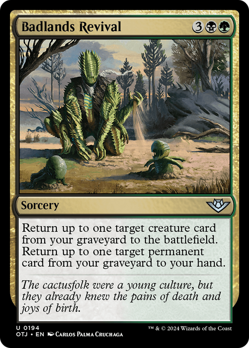 Badlands Revival (OTJ-194) [Outlaws of Thunder Junction] Foil MTG Single Wizards of the Coast