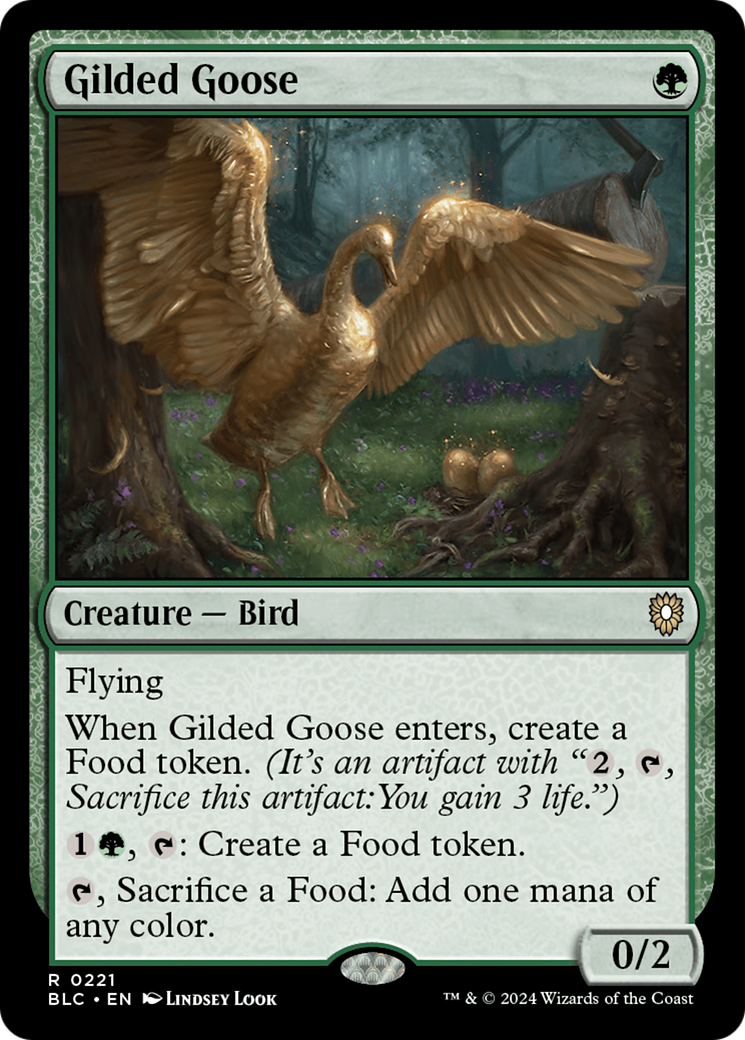 Gilded Goose (BLC-221) [Bloomburrow Commander] MTG Single Wizards of the Coast