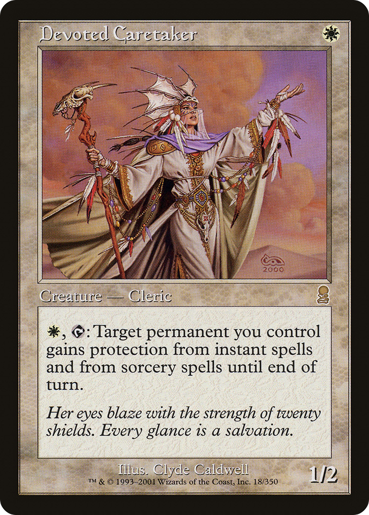 Devoted Caretaker (ODY-018) [Odyssey] MTG Single Wizards of the Coast