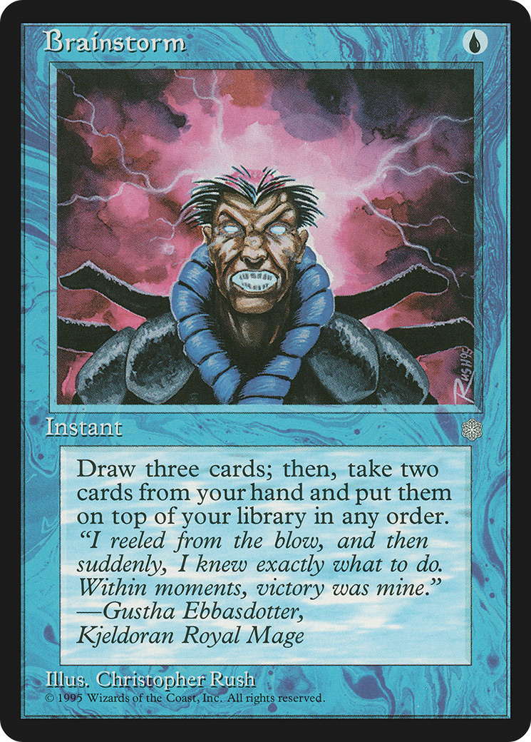 Brainstorm (ICE-061) [Ice Age] MTG Single Wizards of the Coast
