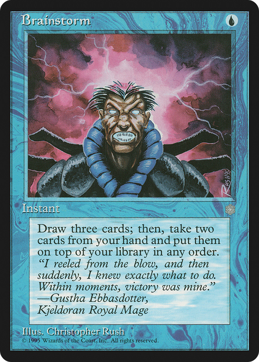Brainstorm (ICE-061) [Ice Age] MTG Single Wizards of the Coast