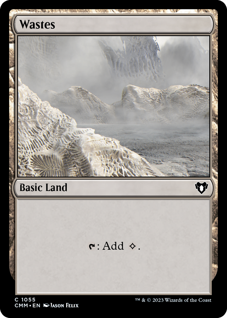 Wastes (CMM-1055) [Commander Masters] MTG Single Wizards of the Coast
