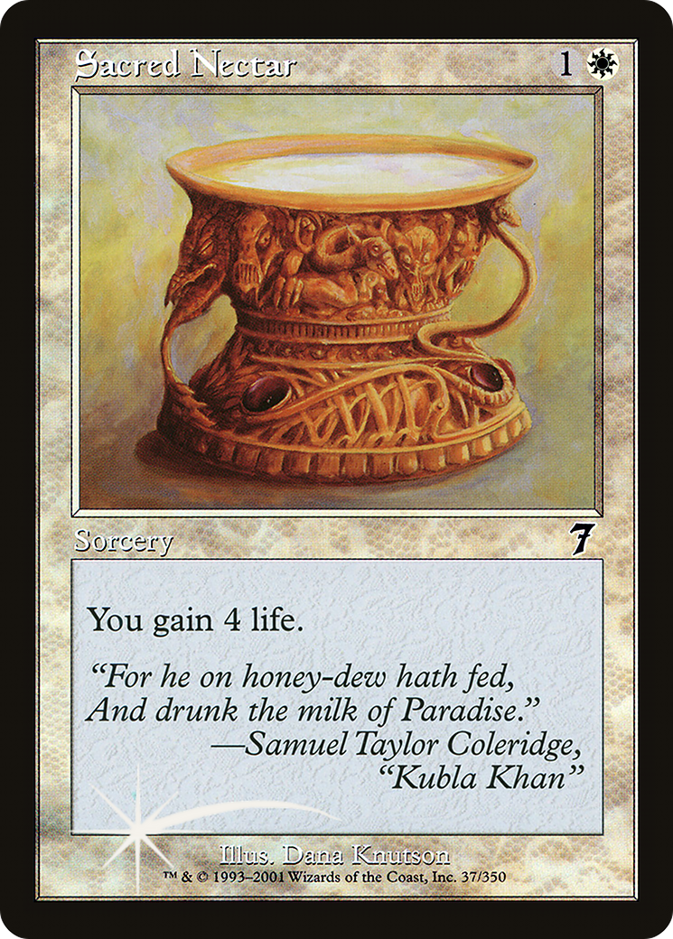 Sacred Nectar (7ED-037) [7th Edition] MTG Single Wizards of the Coast