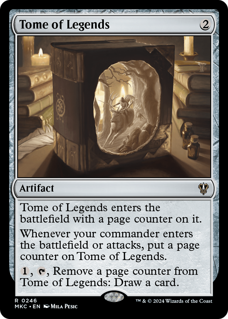 Tome of Legends (MKC-246) [Murders at Karlov Manor Commander] MTG Single Wizards of the Coast