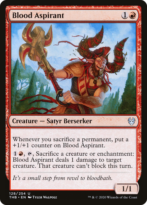 Blood Aspirant (THB-128) [Theros Beyond Death] Foil MTG Single Wizards of the Coast