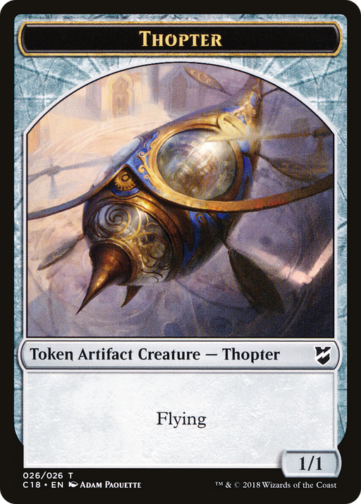 Thopter (TC18-026) [Tokens] Commander 2018 Tokens MTG Single Wizards of the Coast
