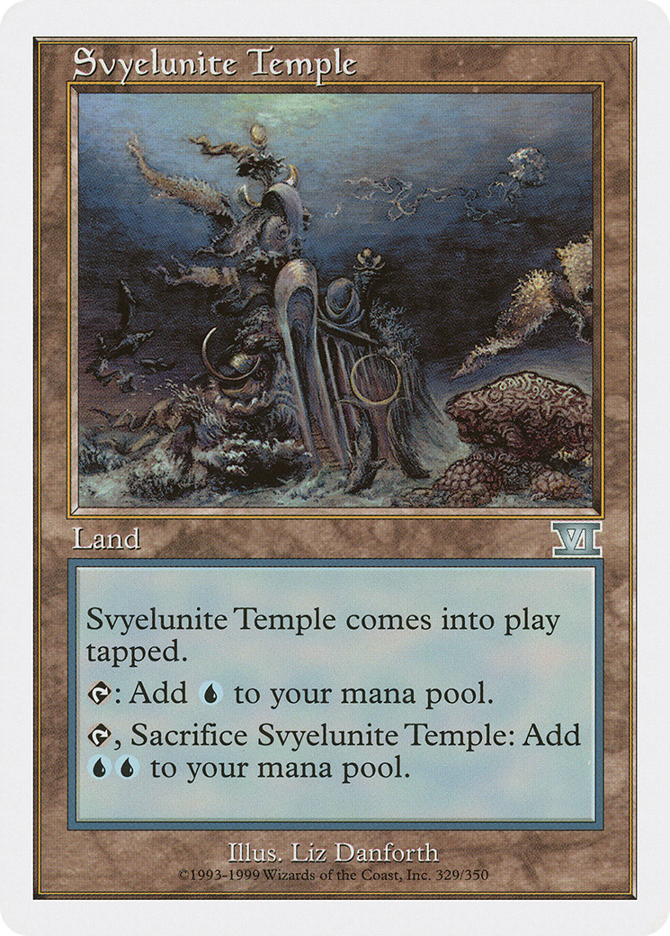 Svyelunite Temple (6ED-329) [Classic Sixth Edition] MTG Single Wizards of the Coast
