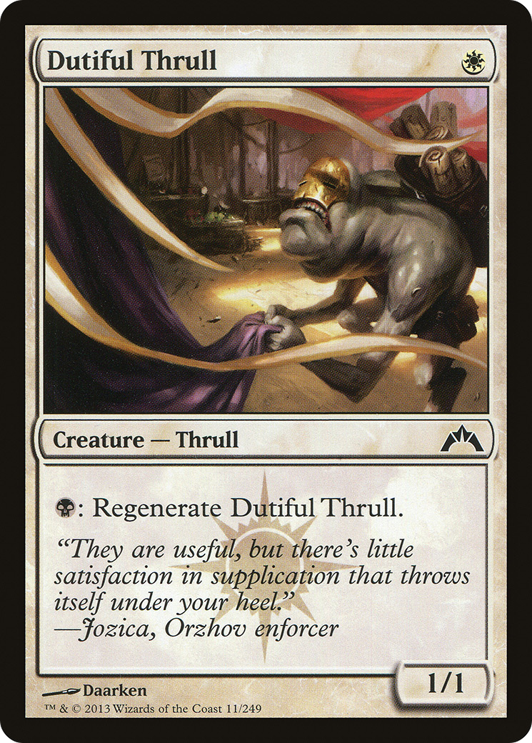Dutiful Thrull (GTC-011) [Gatecrash] MTG Single Wizards of the Coast