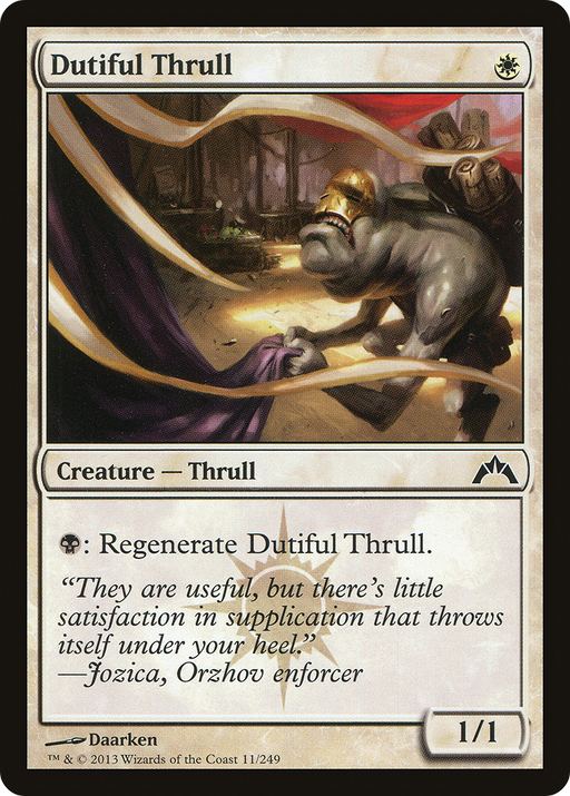 Dutiful Thrull (GTC-011) [Gatecrash] Foil MTG Single Wizards of the Coast