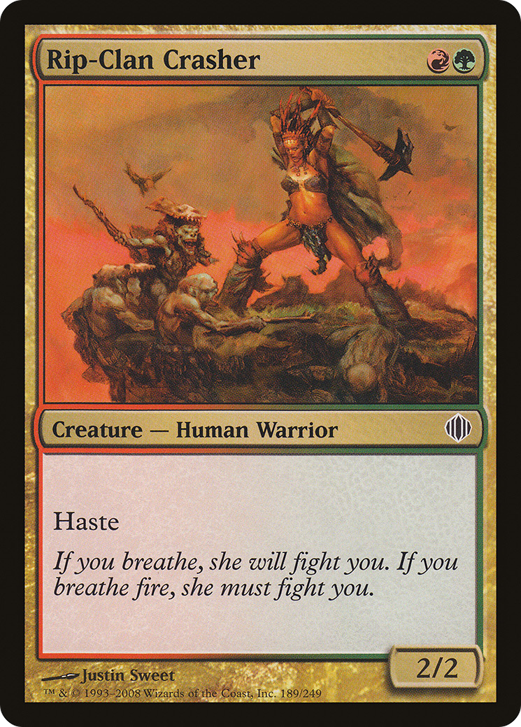 Rip-Clan Crasher (ALA-189) [Shards of Alara] Foil MTG Single Wizards of the Coast