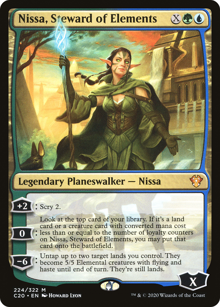 Nissa, Steward of Elements (C20-224) [Commander 2020] MTG Single Wizards of the Coast