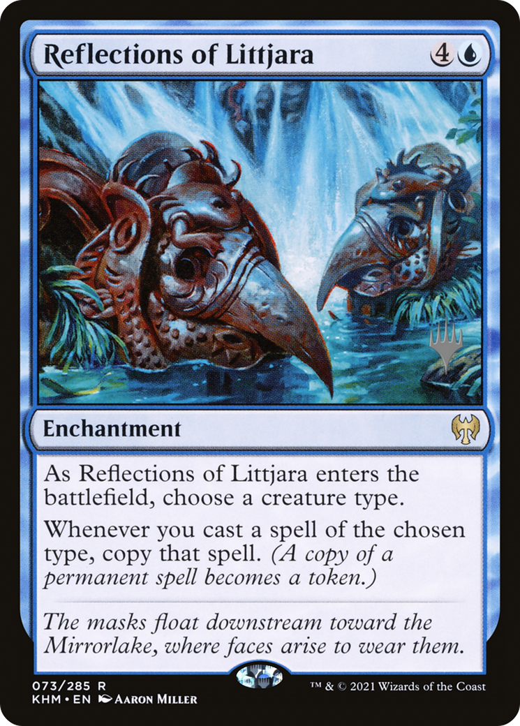 Reflections of Littjara (PPKHM-073) [Kaldheim Promos] Foil MTG Single Wizards of the Coast