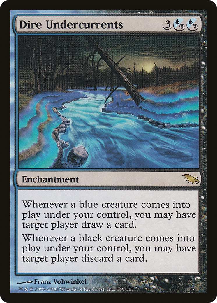 Dire Undercurrents (SHM-159) [Shadowmoor] Foil MTG Single Wizards of the Coast