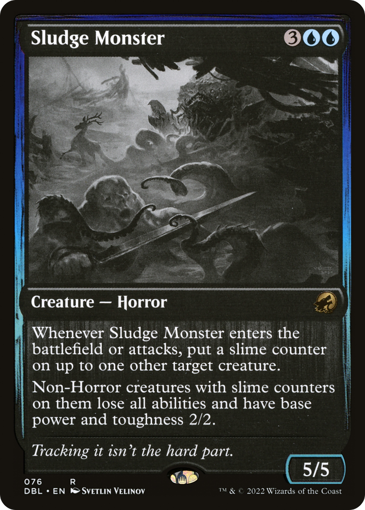 Sludge Monster (DBL-076) [Innistrad: Double Feature] Foil MTG Single Wizards of the Coast