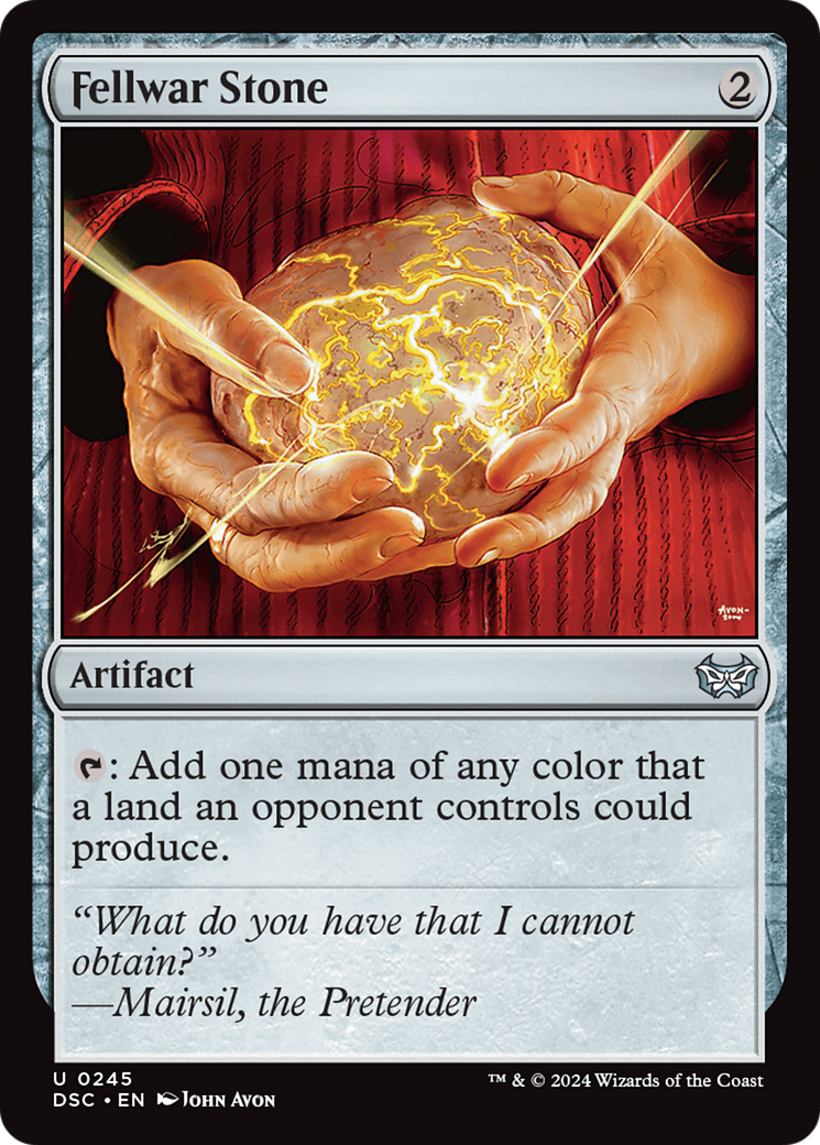 Fellwar Stone (DSC-245) [Duskmourn: House of Horror Commander] MTG Single Wizards of the Coast