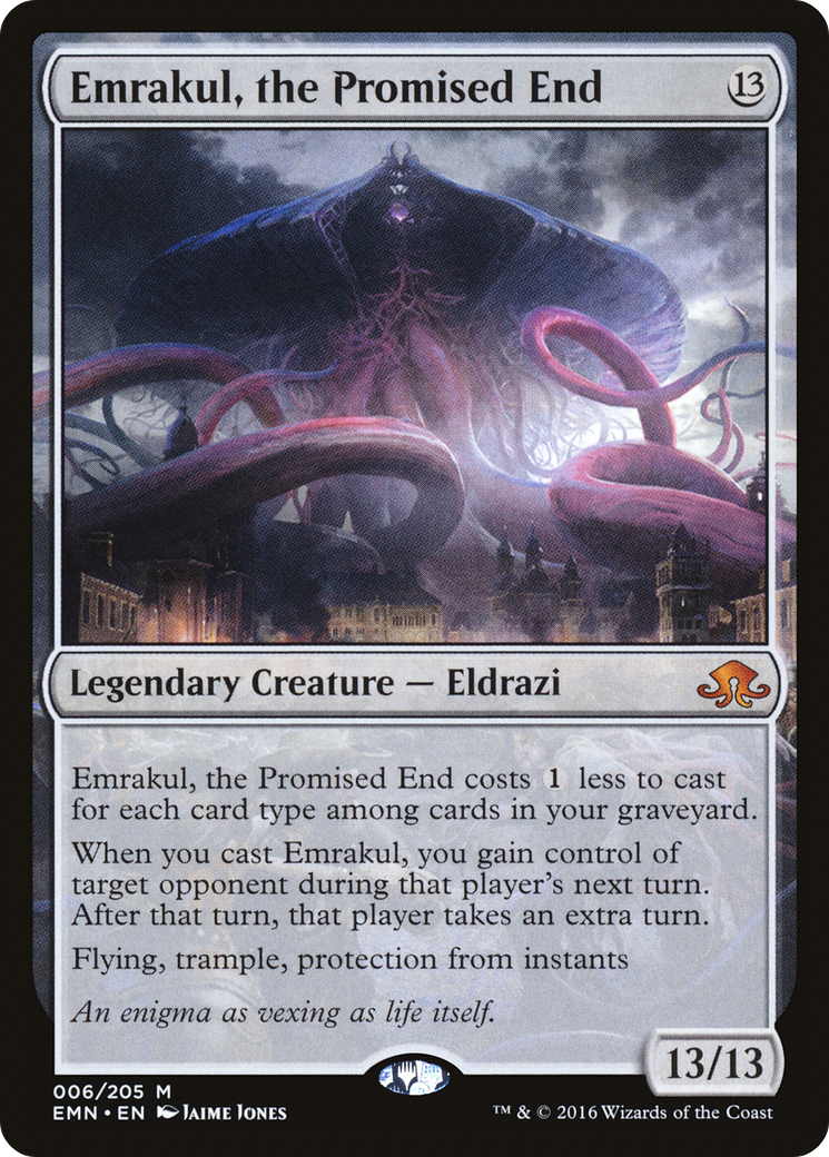 Emrakul, the Promised End (EMN-006) [Eldritch Moon] Foil MTG Single Wizards of the Coast