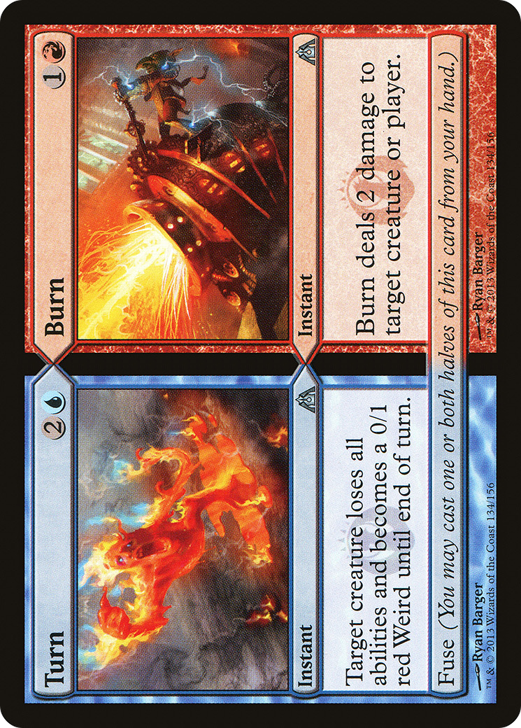 Turn // Burn (DGM-134) [Dragon's Maze] MTG Single Wizards of the Coast