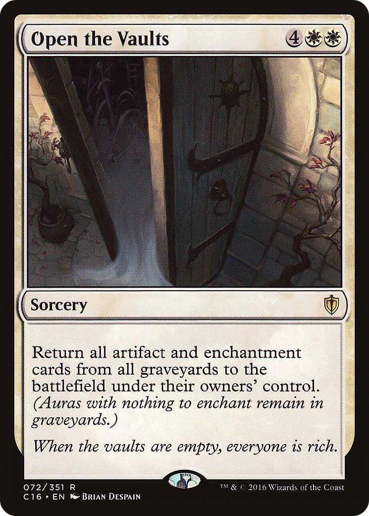 Open the Vaults (C16-072) [Commander 2016] MTG Single Wizards of the Coast