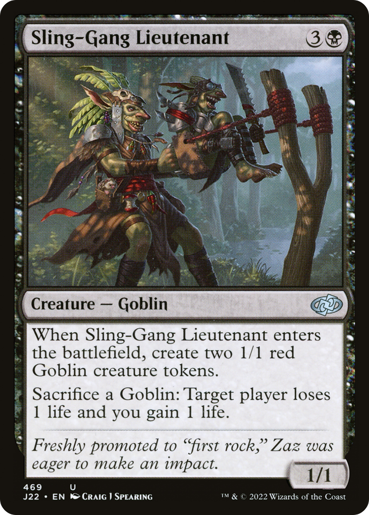 Sling-Gang Lieutenant (J22-469) [Jumpstart 2022] MTG Single Wizards of the Coast