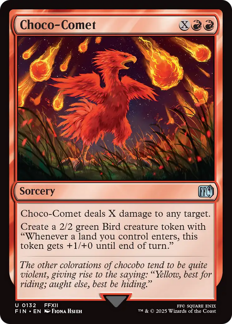 Choco-Comet (FIN-132) [FINAL FANTASY] Foil MTG Single Wizards of the Coast