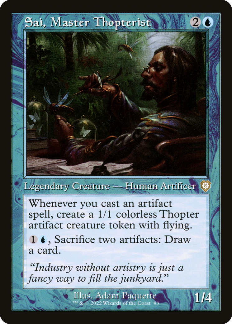 Sai, Master Thopterist (BRC-093) [The Brothers' War Commander] MTG Single Wizards of the Coast