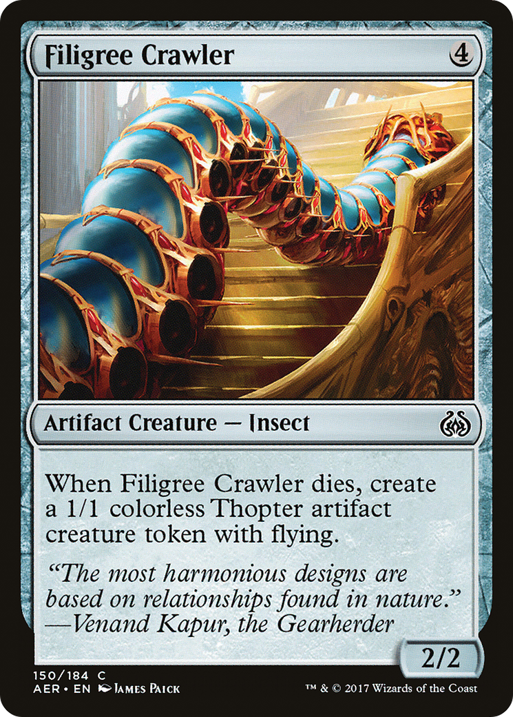 Filigree Crawler (AER-150) [Aether Revolt] Foil MTG Single Wizards of the Coast
