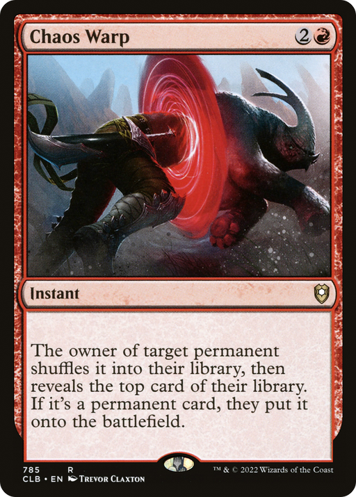 Chaos Warp (CLB-785) [Commander Legends: Battle for Baldur's Gate] MTG Single Wizards of the Coast