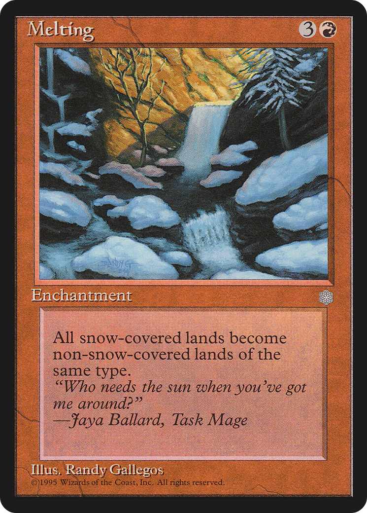 Melting (ICE-201) [Ice Age] MTG Single Wizards of the Coast