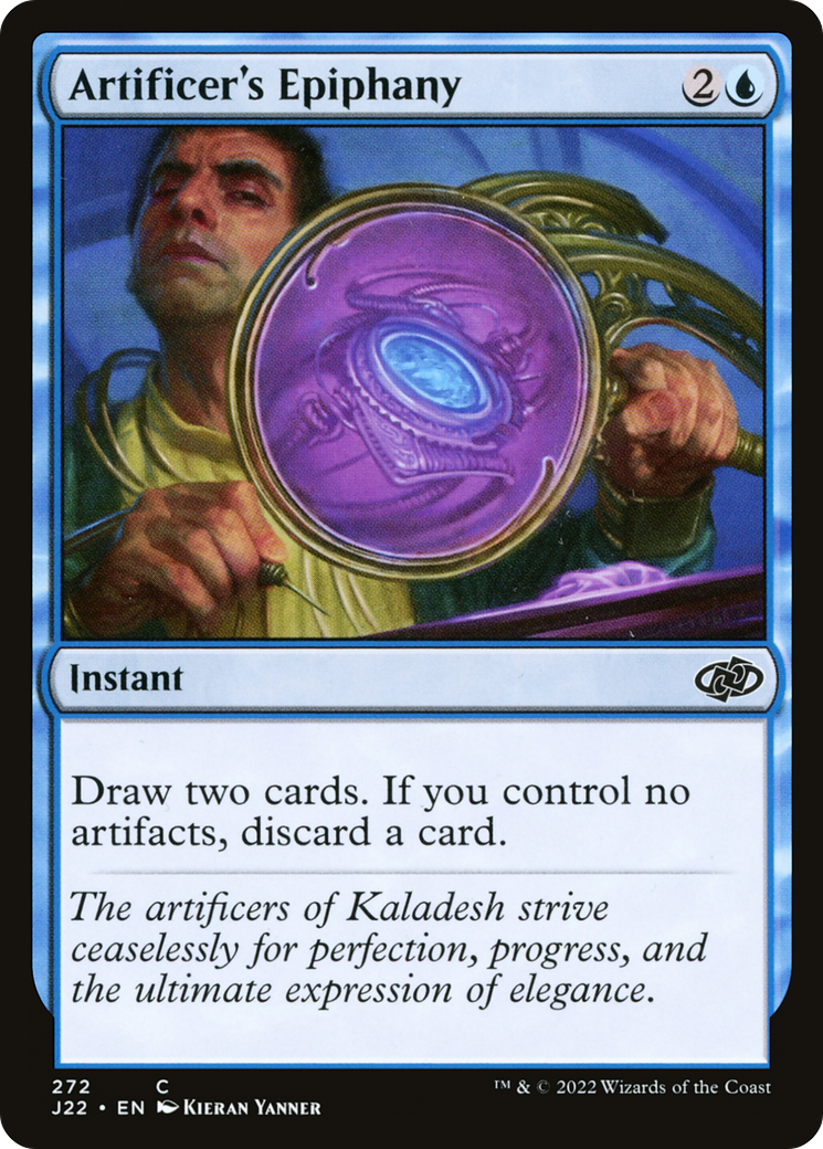 Artificer's Epiphany (J22-272) [Jumpstart 2022] MTG Single Wizards of the Coast