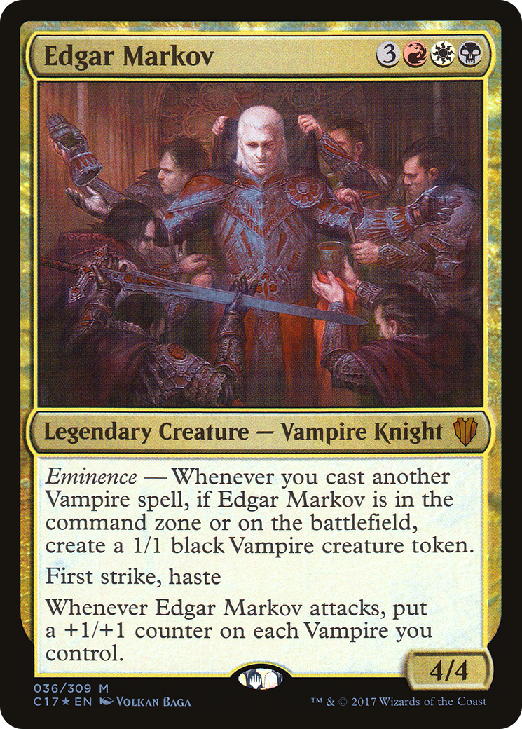 Edgar Markov (C17-036) [Commander 2017] Foil MTG Single Wizards of the Coast