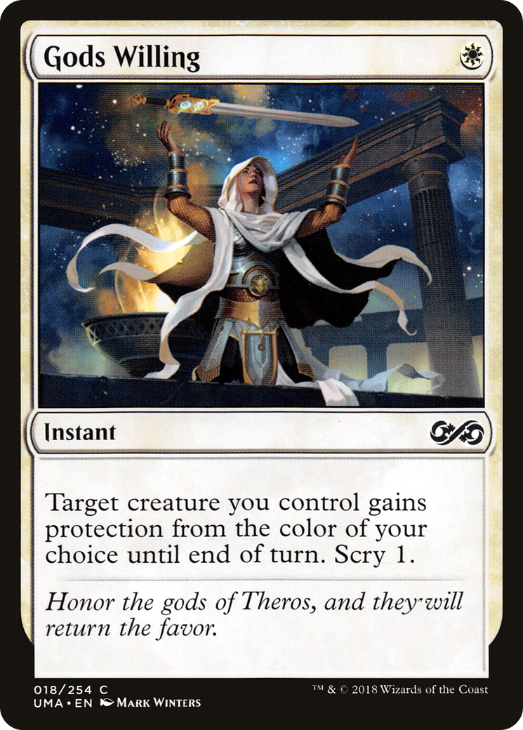 Gods Willing (UMA-018) [Ultimate Masters] Foil MTG Single Wizards of the Coast