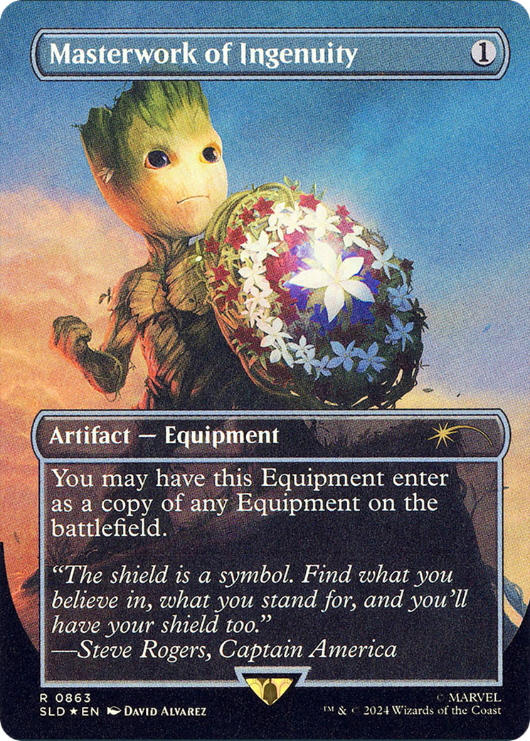 Masterwork of Ingenuity (SLD-863) [Secret Lair] Drop (Borderless) Foil MTG Single Wizards of the Coast