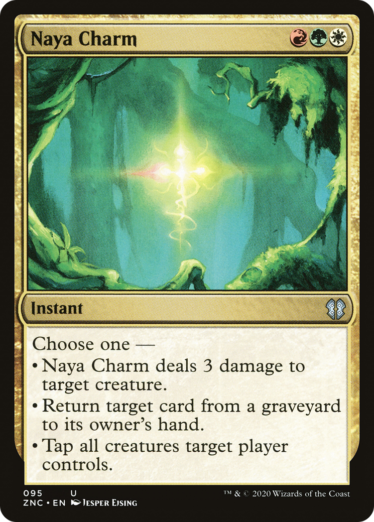 Naya Charm (ZNC-095) [Zendikar Rising Commander] MTG Single Wizards of the Coast