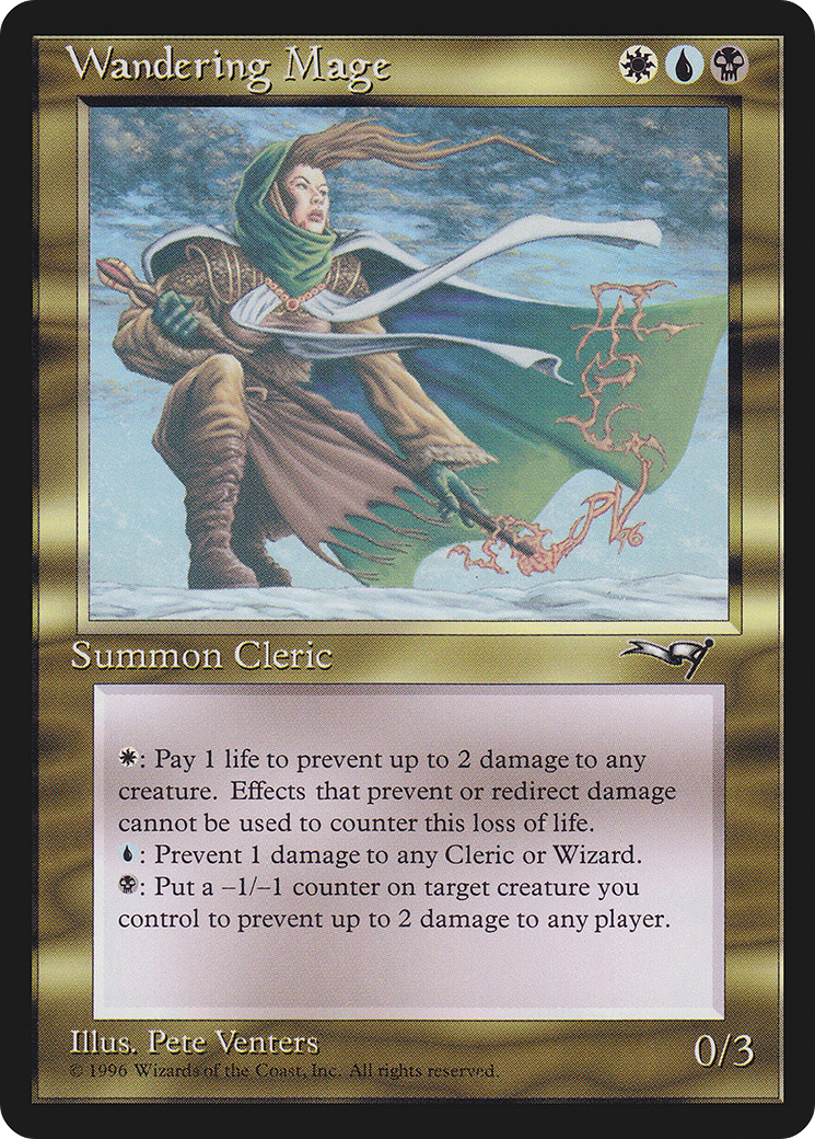 Wandering Mage (ALL-111) [Alliances] MTG Single Wizards of the Coast