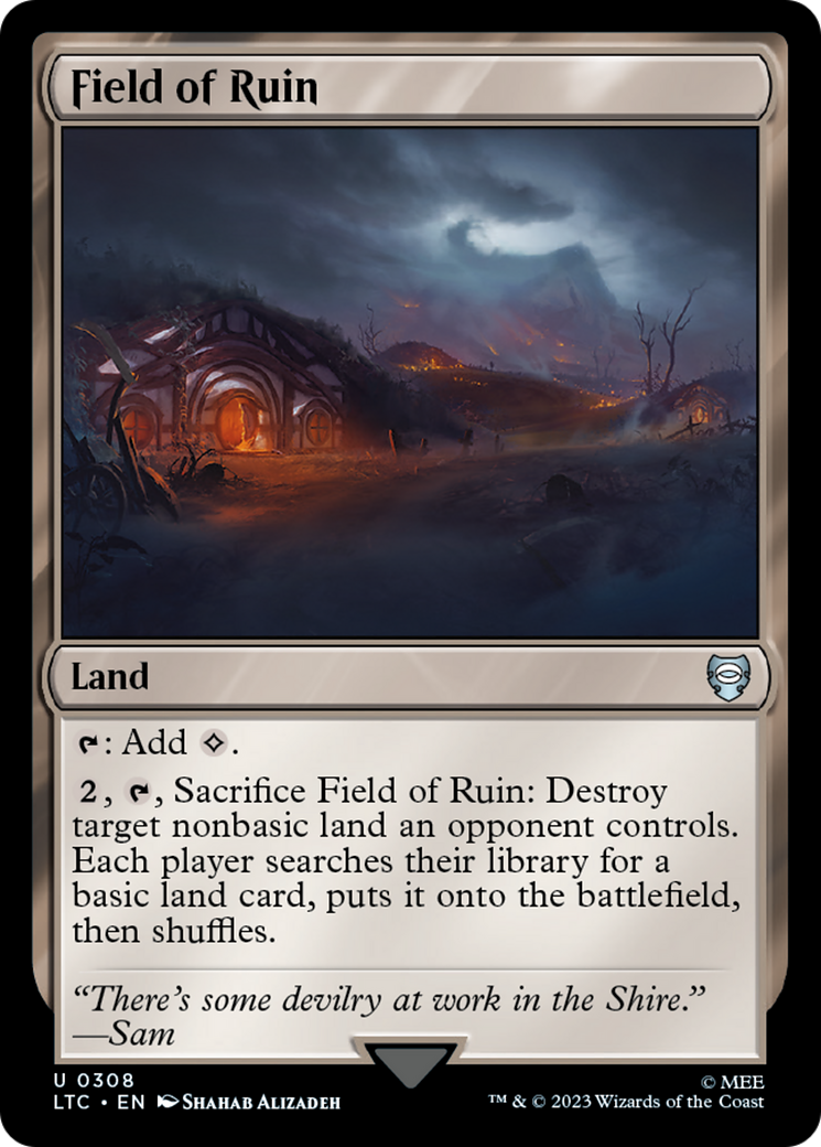 Field of Ruin (LTC-308) [Tales of Middle-earth Commander] MTG Single Wizards of the Coast