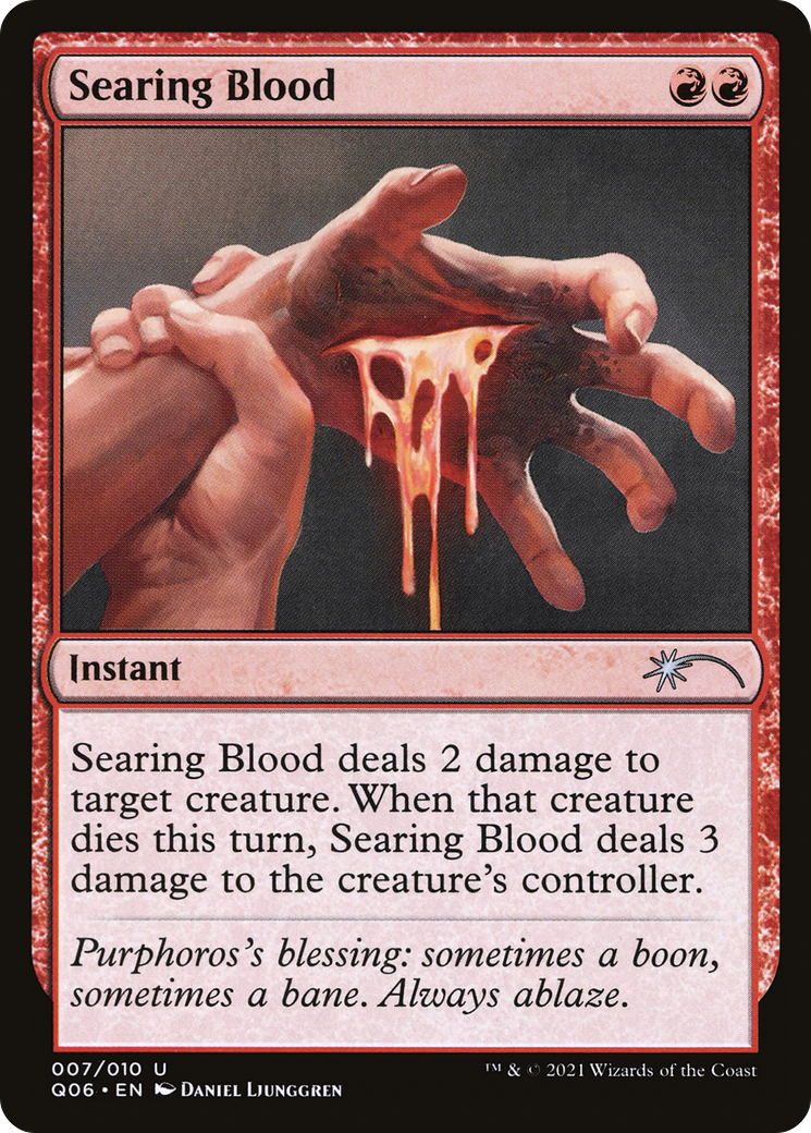 Searing Blood (UMP-007) [Pioneer Challenger Decks 2021] MTG Single Wizards of the Coast
