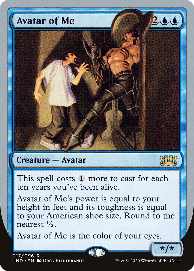 Avatar of Me (UND-017) [Unsanctioned] MTG Single Wizards of the Coast